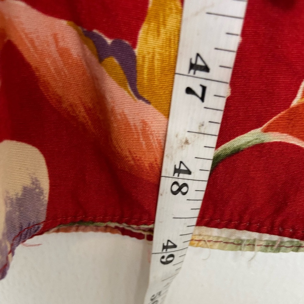 Hilo Hatties The Hawaiian Original Mumu Floral Maxi Dress 2XL Red USA Tropical‎ - Picture 7 of 9